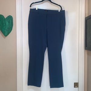 WHBM Blue/green dress pants-ankle